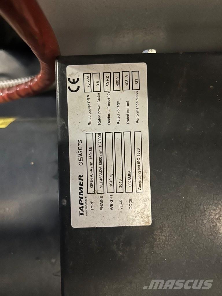 Genset GP84 75KVA Dīzeļģeneratori