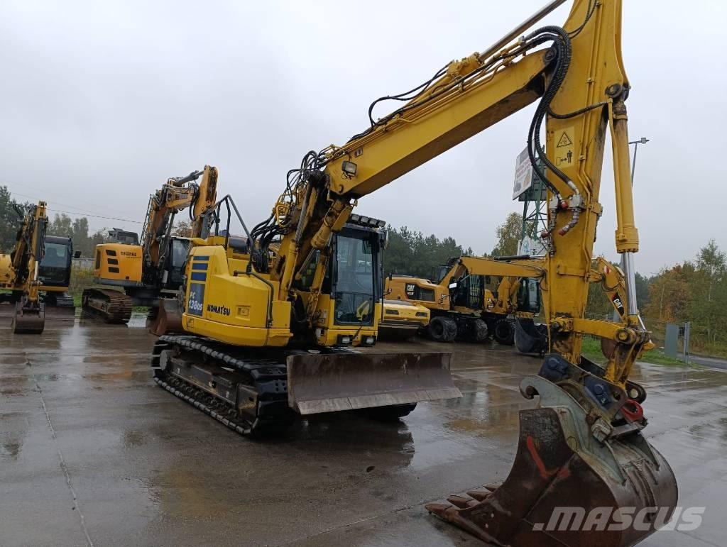 Komatsu PC 138 US-11 Kāpurķēžu ekskavatori