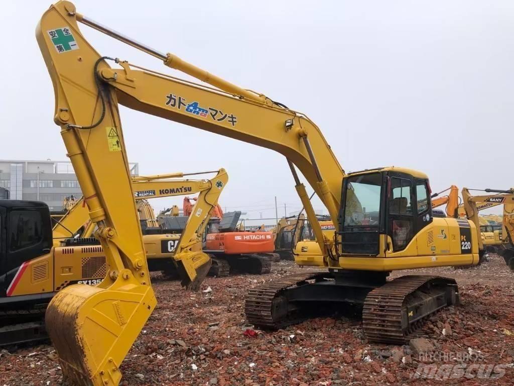 Komatsu pc220-7 Kāpurķēžu ekskavatori