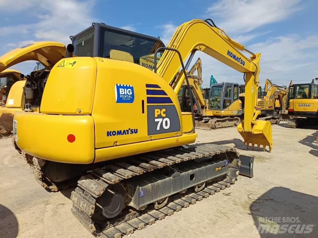 Komatsu PC 70 Kāpurķēžu ekskavatori
