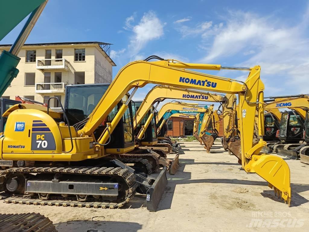 Komatsu PC 70 Kāpurķēžu ekskavatori