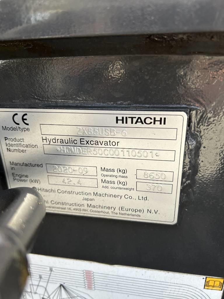 Hitachi ZX 85 US B Vidēja lieluma ekskavatori 7 t - 12 t