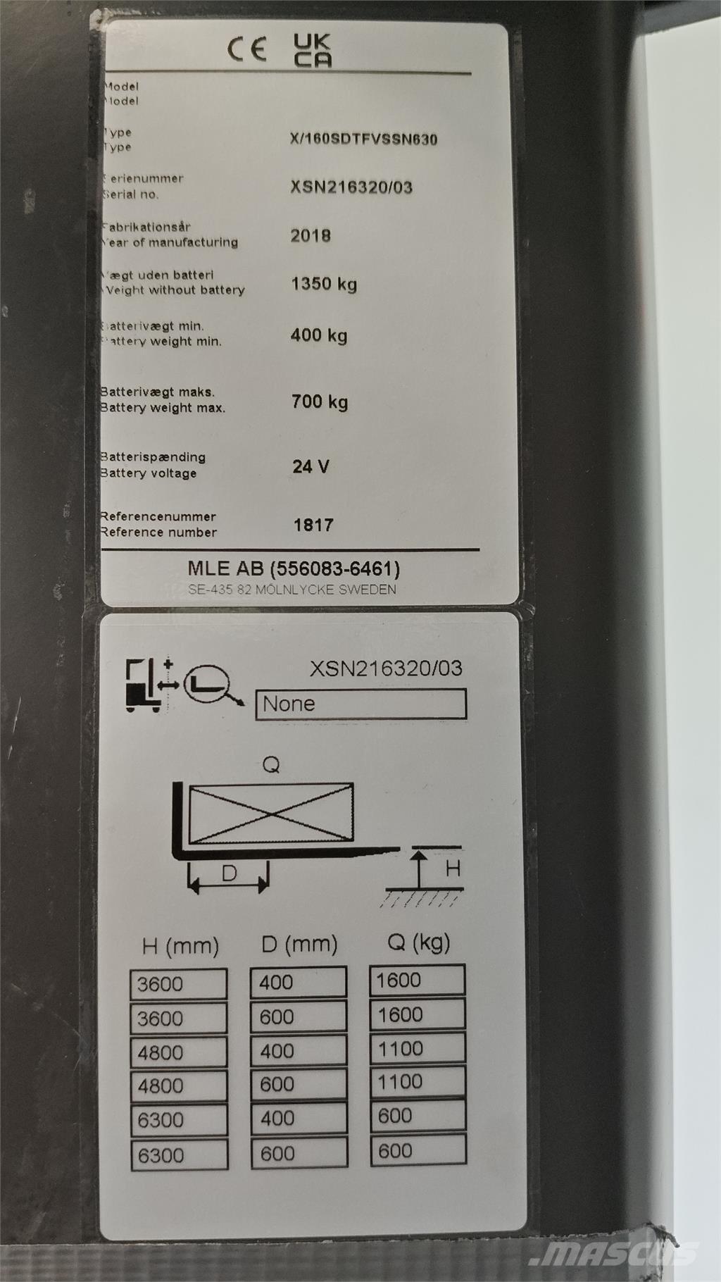 Atlet XSN160E Pašgājēji krautnētāji