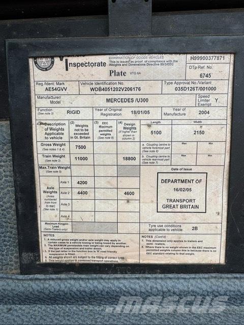 Unimog U300 Komunālās mašīnas
