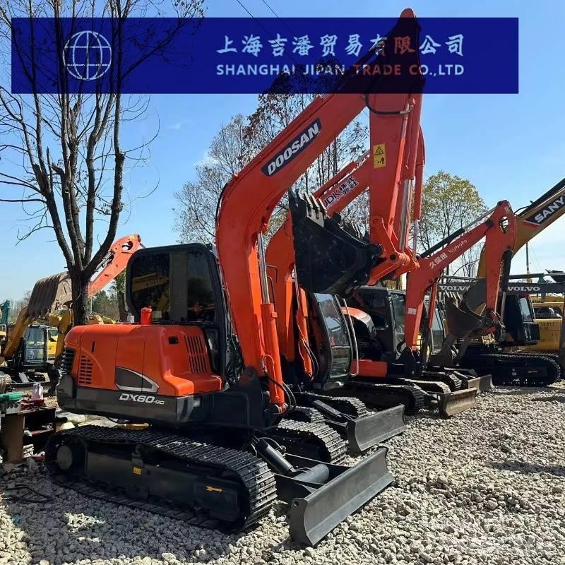 Doosan DX 60-9C Kāpurķēžu ekskavatori