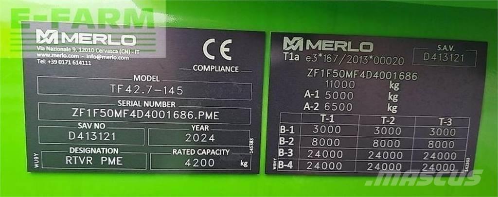 Merlo tf 42.7 - 145 Lauksaimniecības pacēlāji