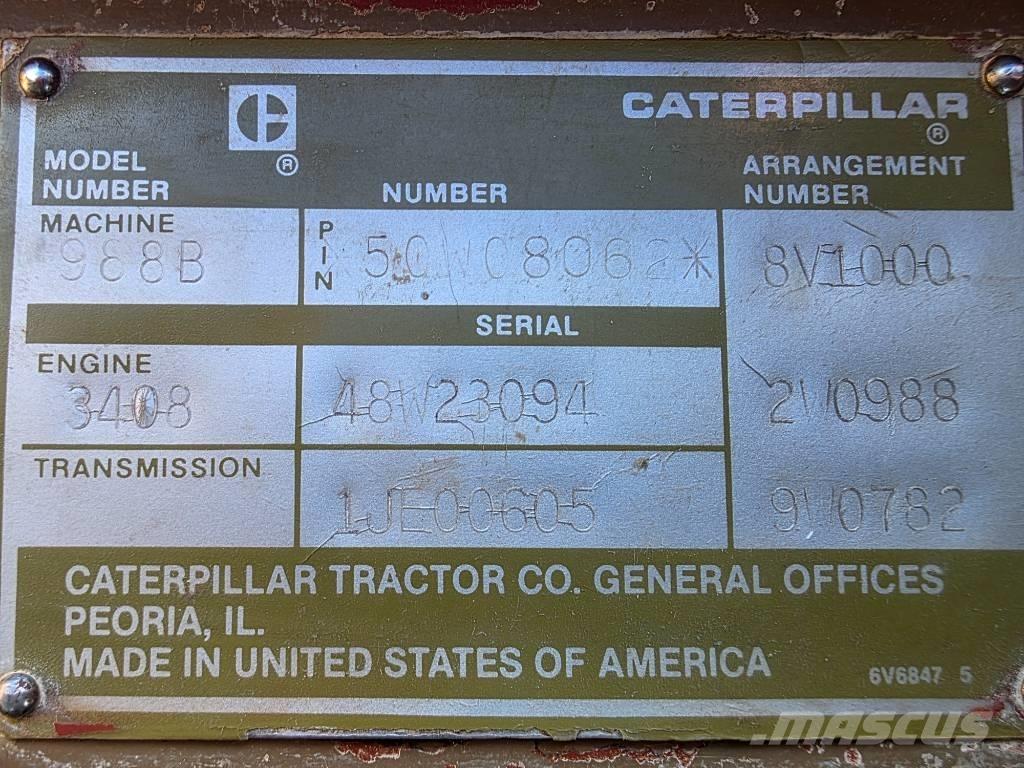 CAT 988 B Iekrāvēji uz riteņiem