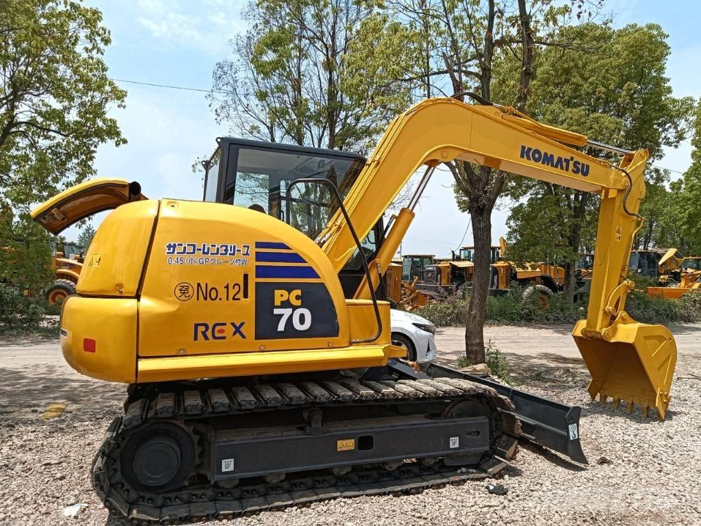 Komatsu PC 70 Kāpurķēžu ekskavatori