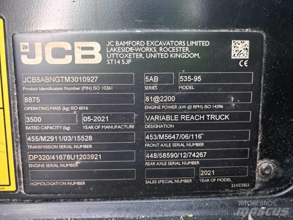 JCB 535-95 Teleskopiskie manipulatori