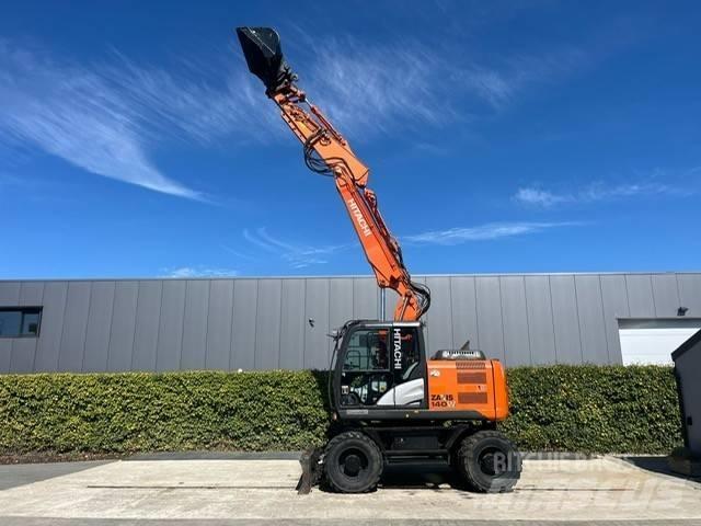 Hitachi 140W Ekskavatori uz riteņiem