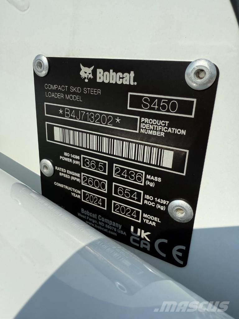 Bobcat S 450 Lietoti riteņu kompaktiekrāvēji