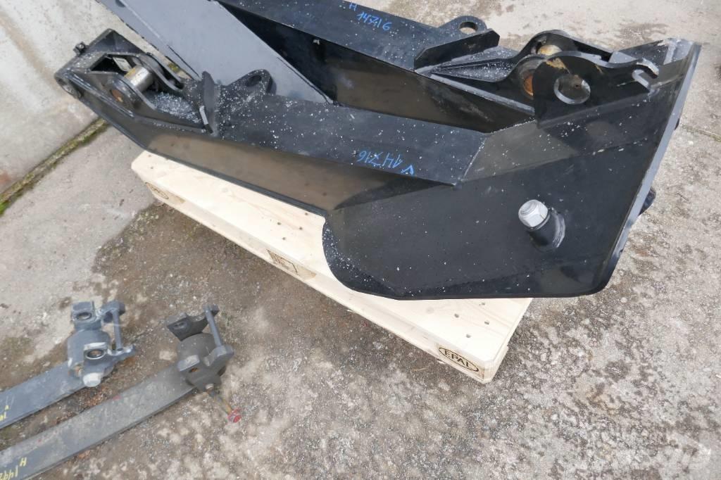  Stödben Huddig 1260E Šasija un piekare