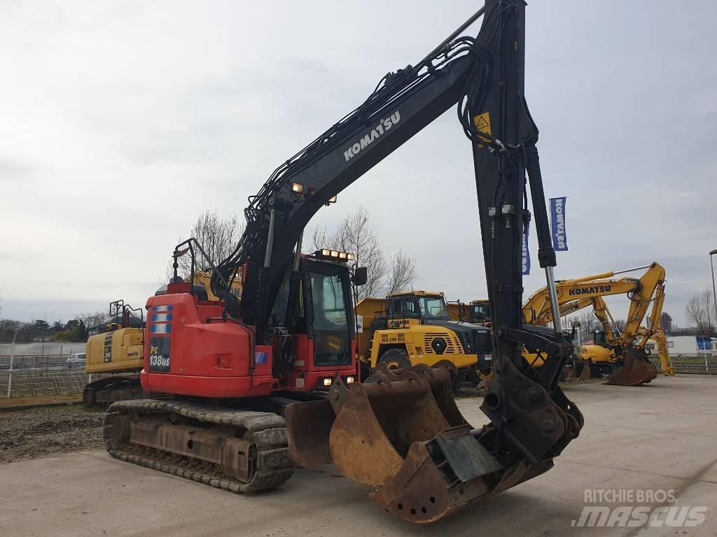 Komatsu PC138US-11 Kāpurķēžu ekskavatori