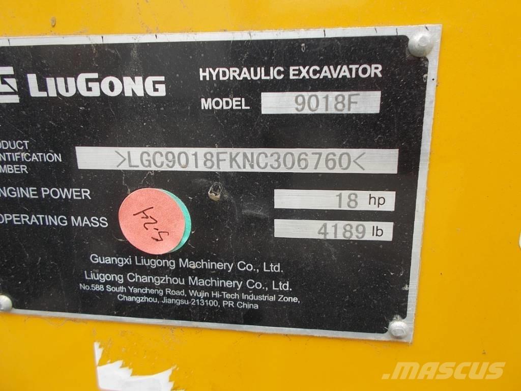LiuGong 9018 F Mini ekskavatori < 7 t