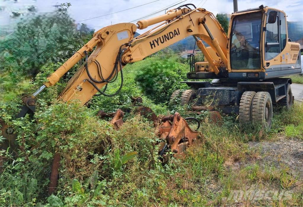 Hyundai Robex 140 W Ekskavatori uz riteņiem