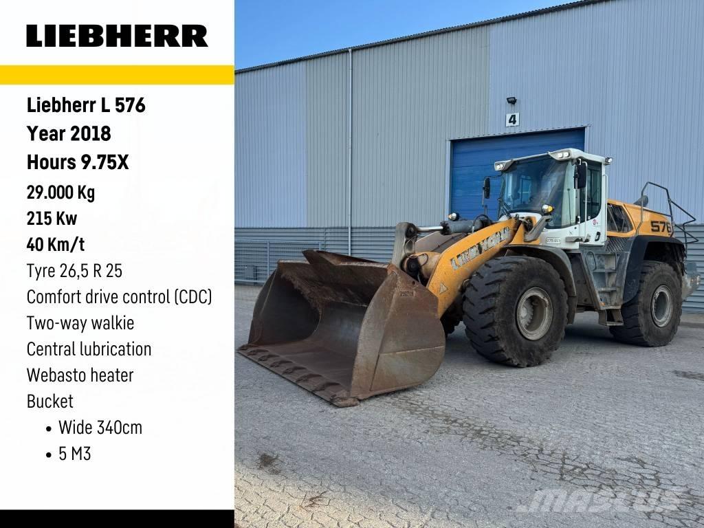 Liebherr L576 Iekrāvēji uz riteņiem