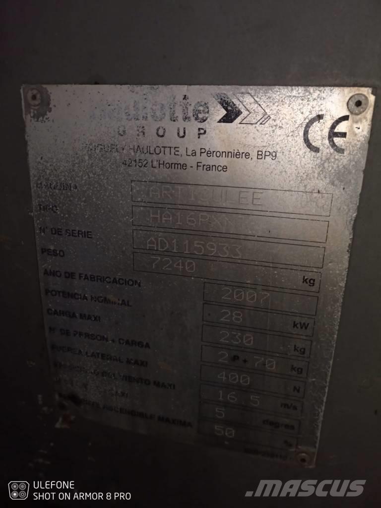 Haulotte HA 16 PX NT Strēles pacēlāji