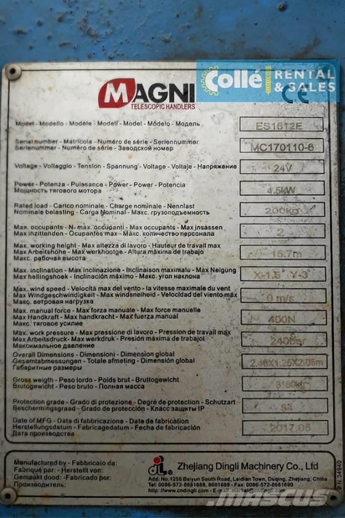 Magni ES 1612 E | 2017 Šķerveida pacēlāji