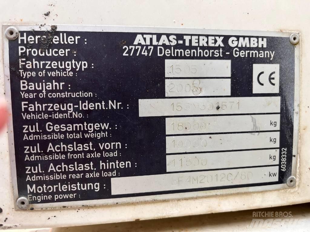 Atlas 1505 M Ekskavatori uz riteņiem