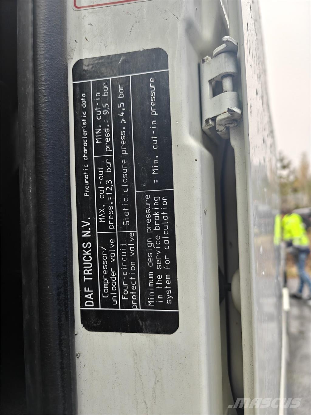 DAF XF 460 FAK Šasija ar kabīni