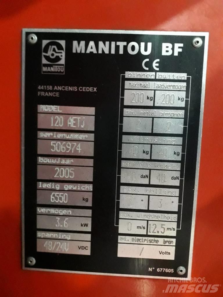 Manitou 120 AETJ Strēles pacēlāji
