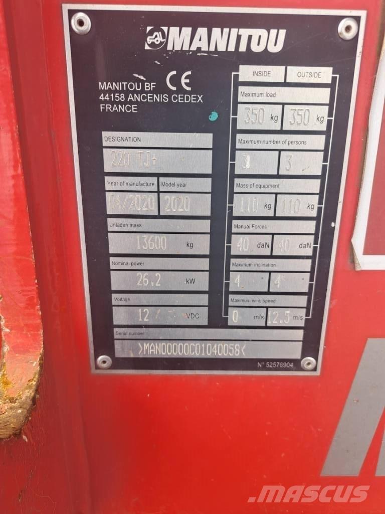 Manitou 220TJ Teleskopiskie pacēlāji