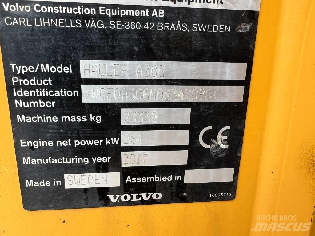 Volvo A30G Artikulētie pašizgāzēji