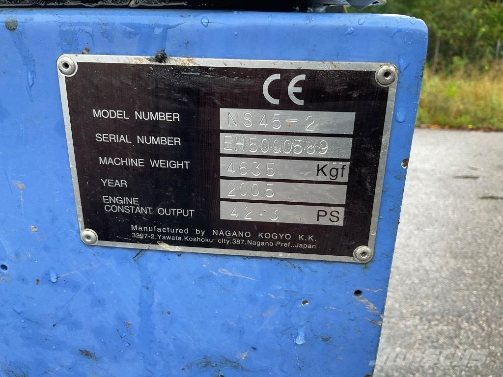 Nagano N50 Cits iekraušanas un rakšanas aprīkojums