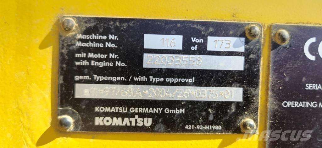 Komatsu PW 180-7EO Ekskavatori uz riteņiem