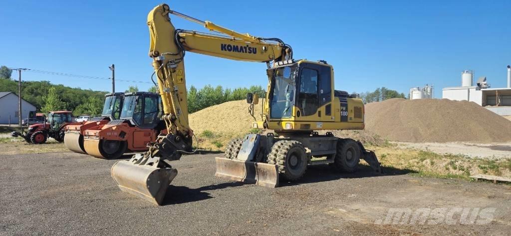 Komatsu PW 180-7EO Ekskavatori uz riteņiem