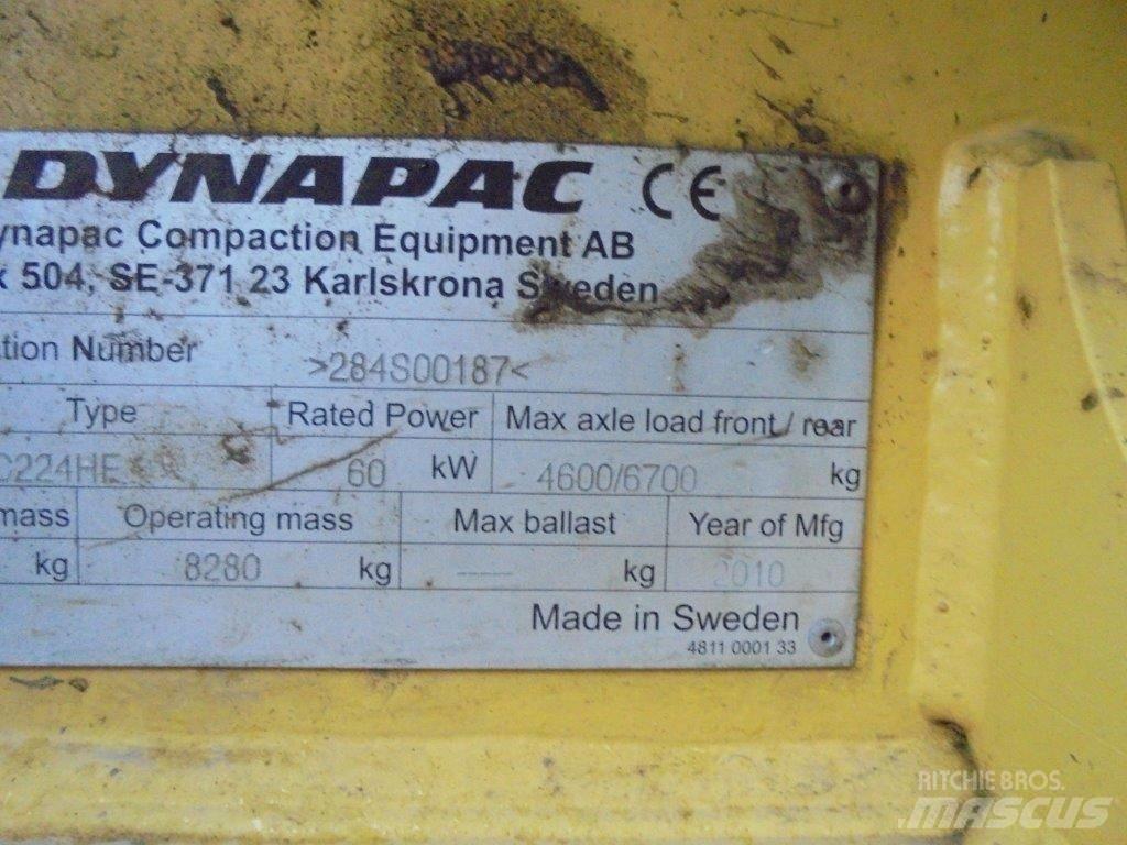 Dynapac CC 224 HF Divvalču grunts veltņi