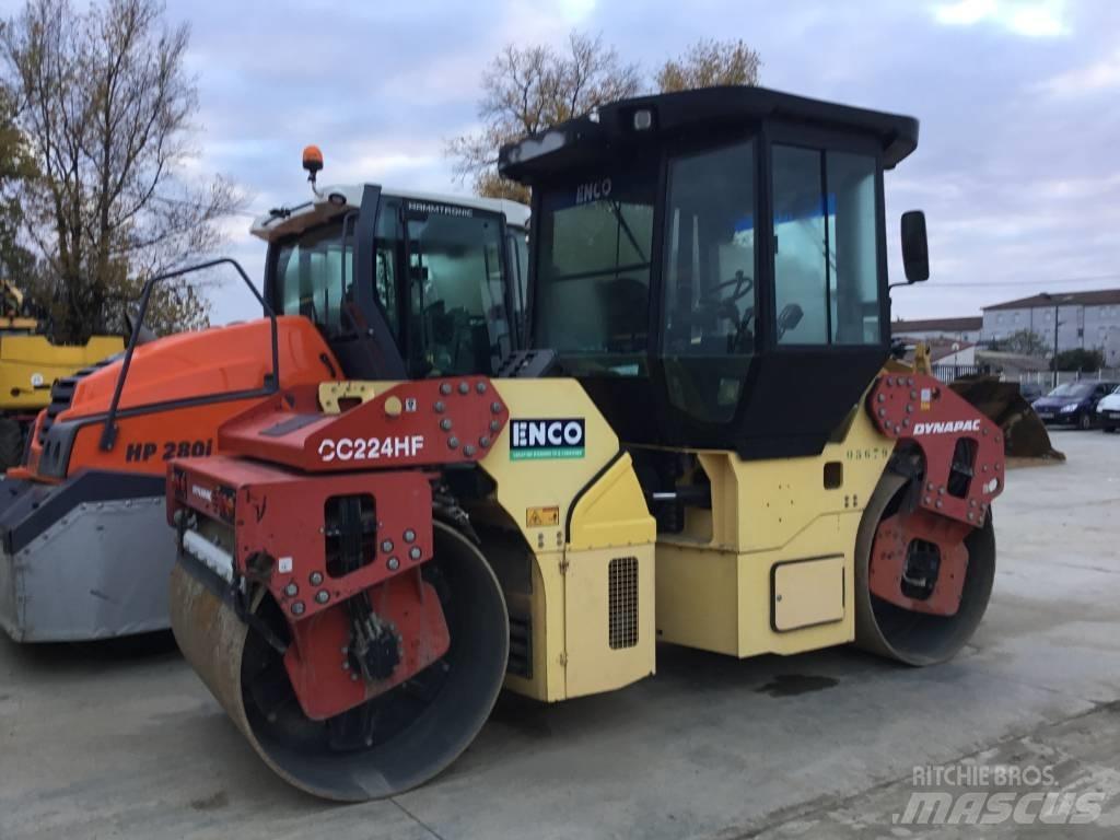 Dynapac CC 224 HF Divvalču grunts veltņi