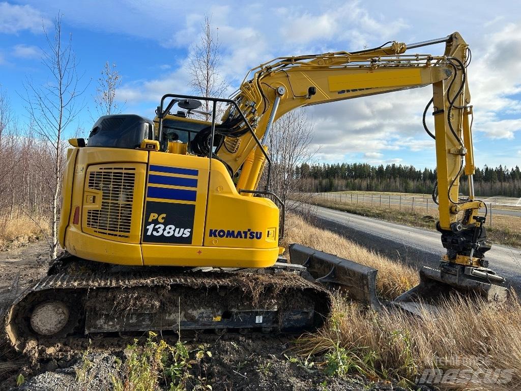 Komatsu PC138US-11E0 Kāpurķēžu ekskavatori