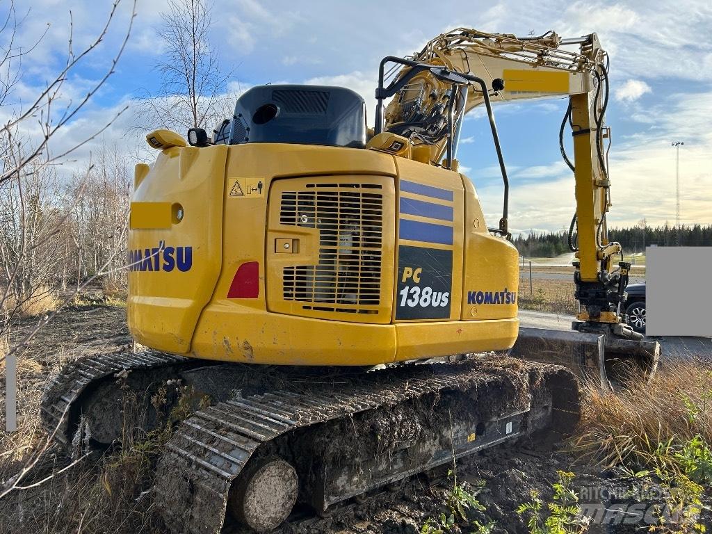 Komatsu PC138US-11E0 Kāpurķēžu ekskavatori