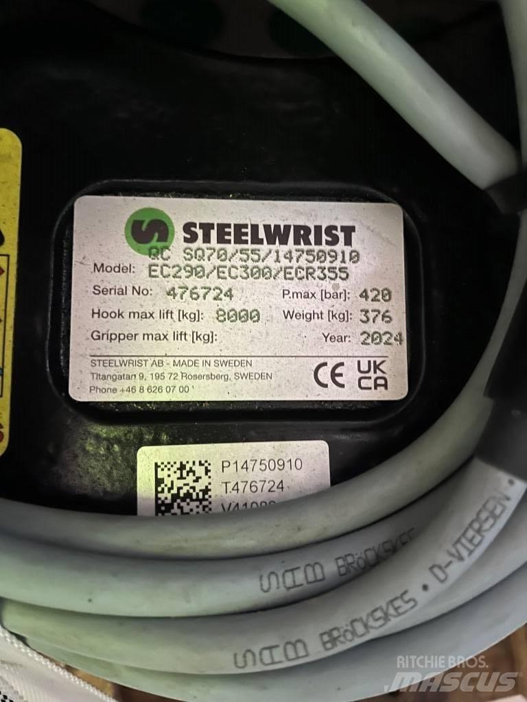 Steelwrist S70 Ātrie savienotāji