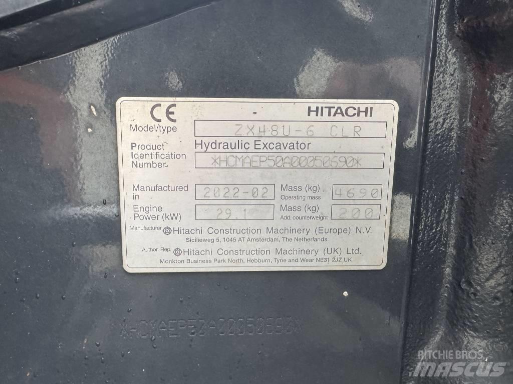 Hitachi ZX 48 U-6 Mini ekskavatori < 7 t