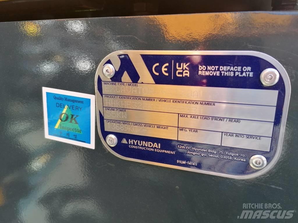 Hyundai HX130ALCR Kāpurķēžu ekskavatori