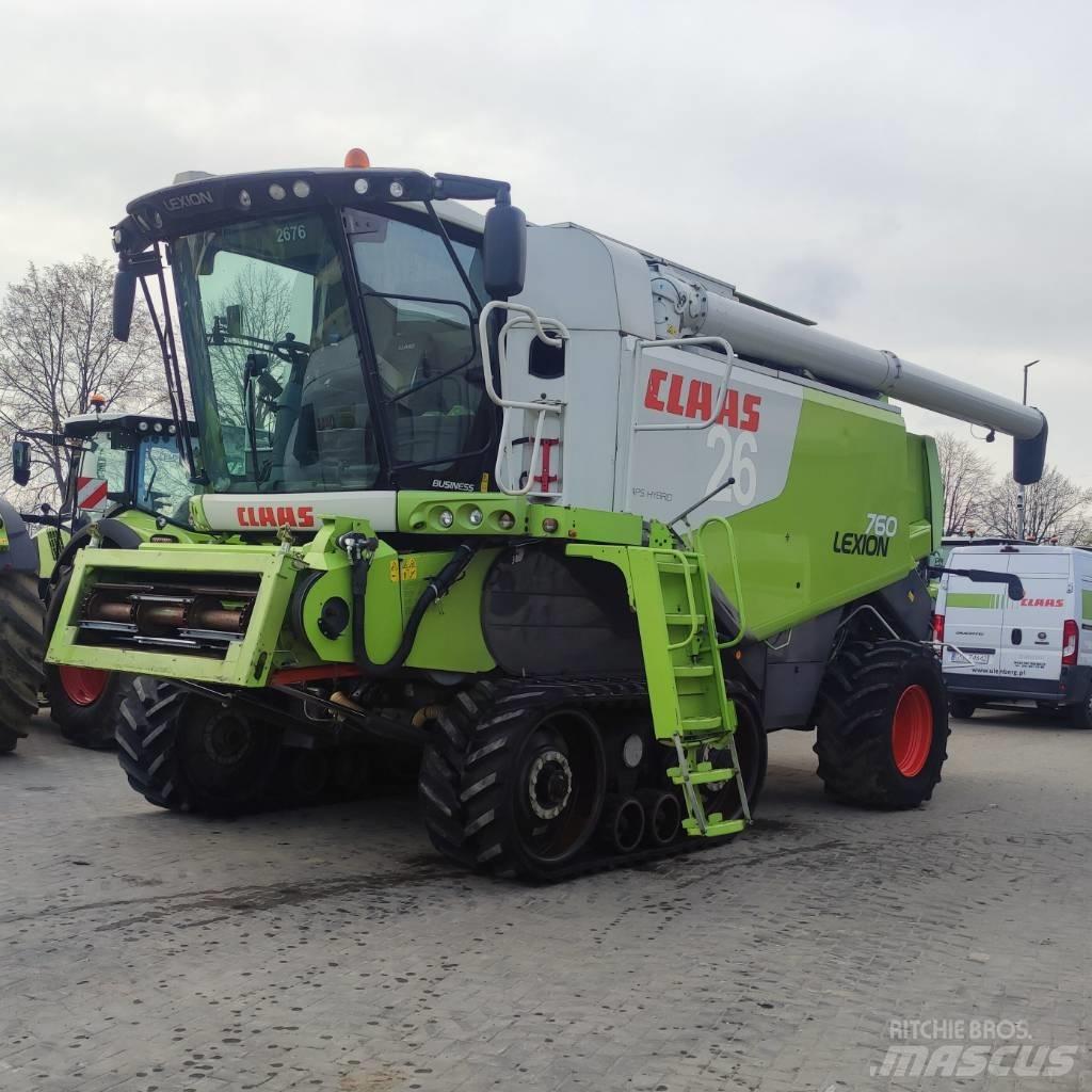 CLAAS Lexion 760 TT Ražas novākšanas kombaini