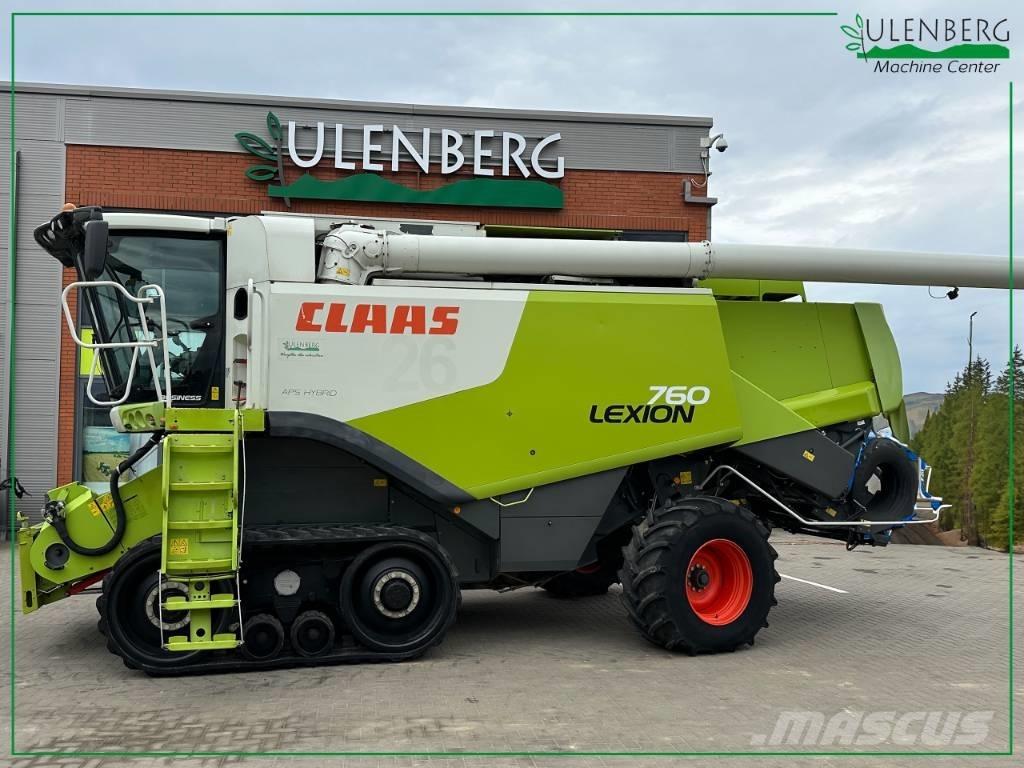 CLAAS Lexion 760 TT Ražas novākšanas kombaini