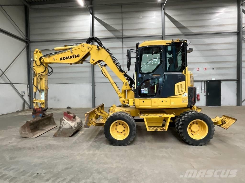 Komatsu PW 98 MR-8 Ekskavatori uz riteņiem