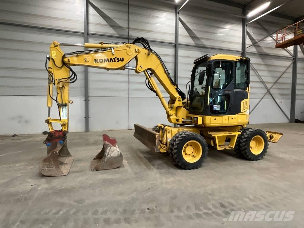 Komatsu PW 98 MR-8 Ekskavatori uz riteņiem