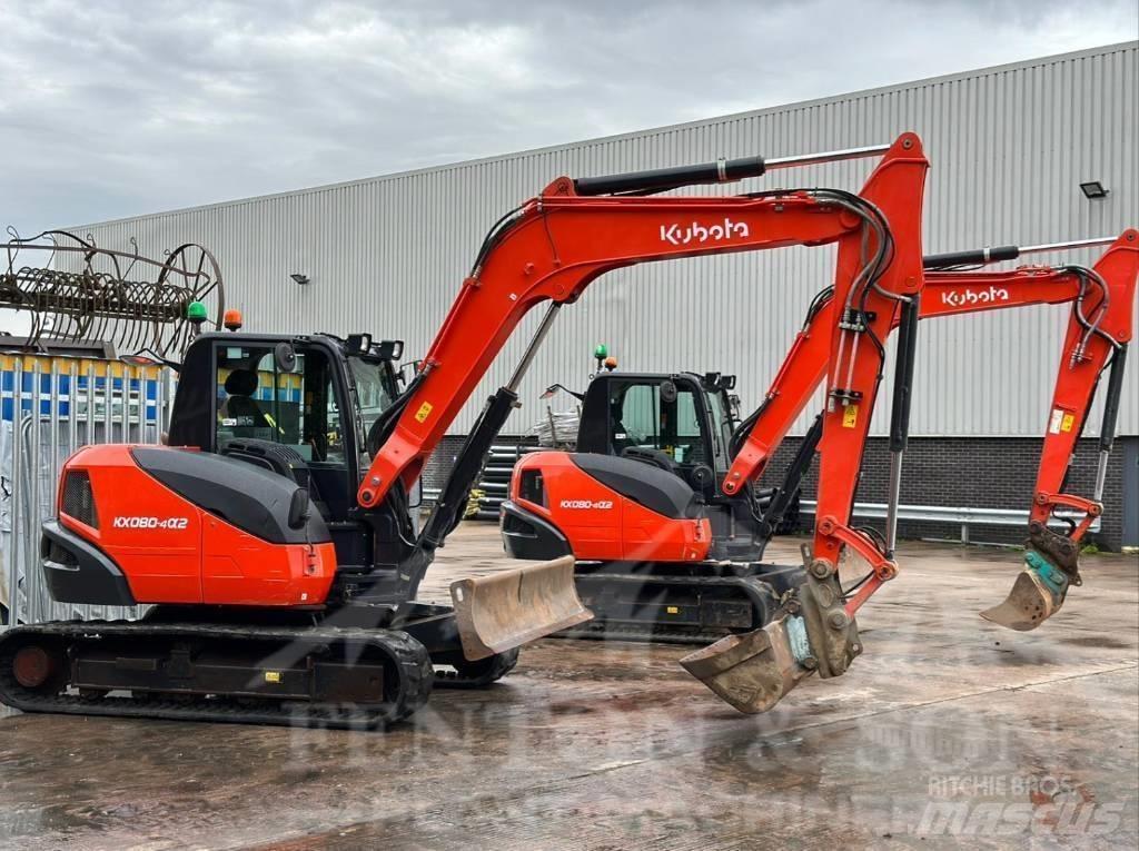Kubota KX 080-4 Vidēja lieluma ekskavatori 7 t - 12 t