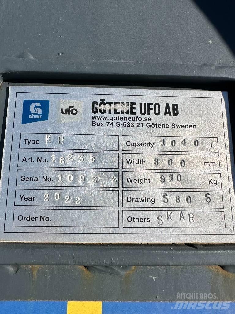UFO KB-S80 Kāpurķēžu ekskavatori