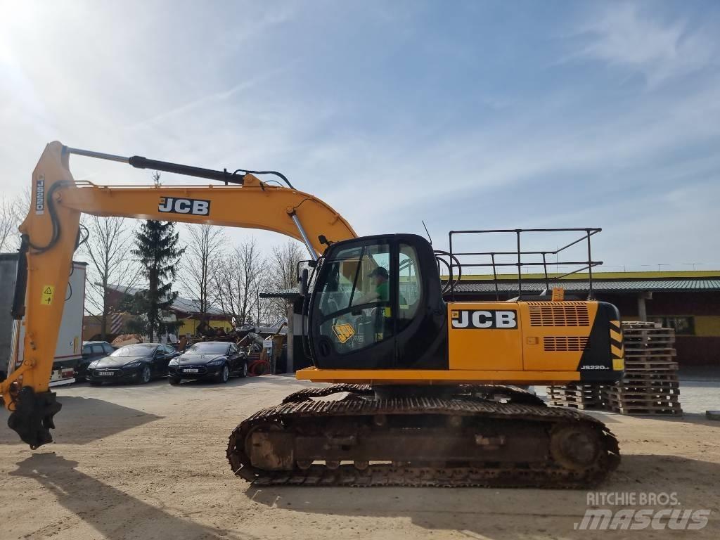 JCB JS 220 LC Kāpurķēžu ekskavatori