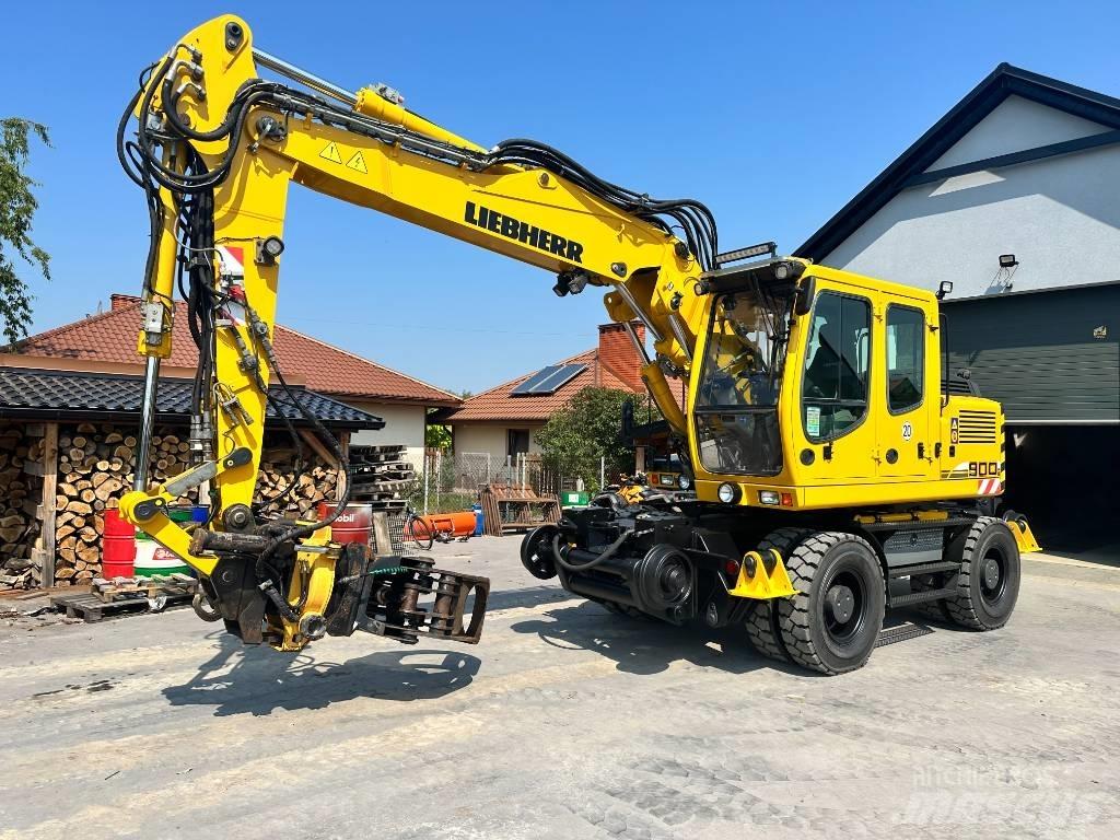 Liebherr A 900 ZW Ekskavatori uz riteņiem