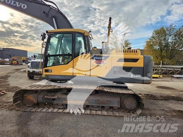 Volvo EC220DL Kāpurķēžu ekskavatori