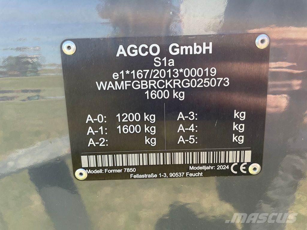 Fendt Former 7850 Grābekļi un siena ārdītāji