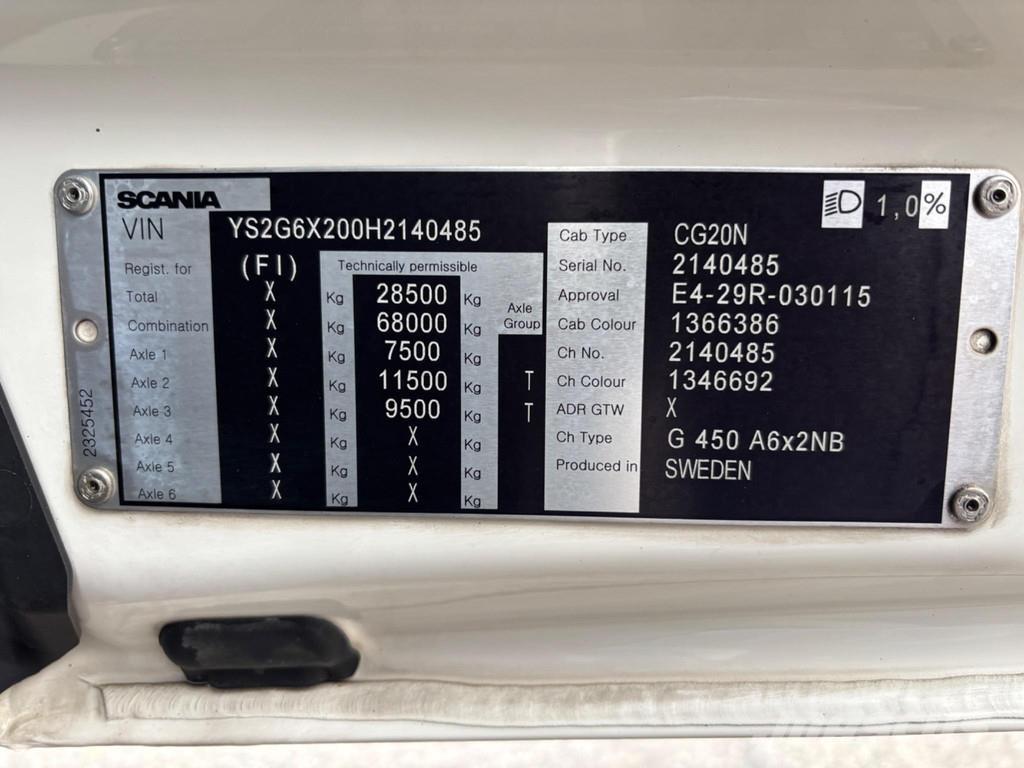 Scania G450 6x2 Vilcēji