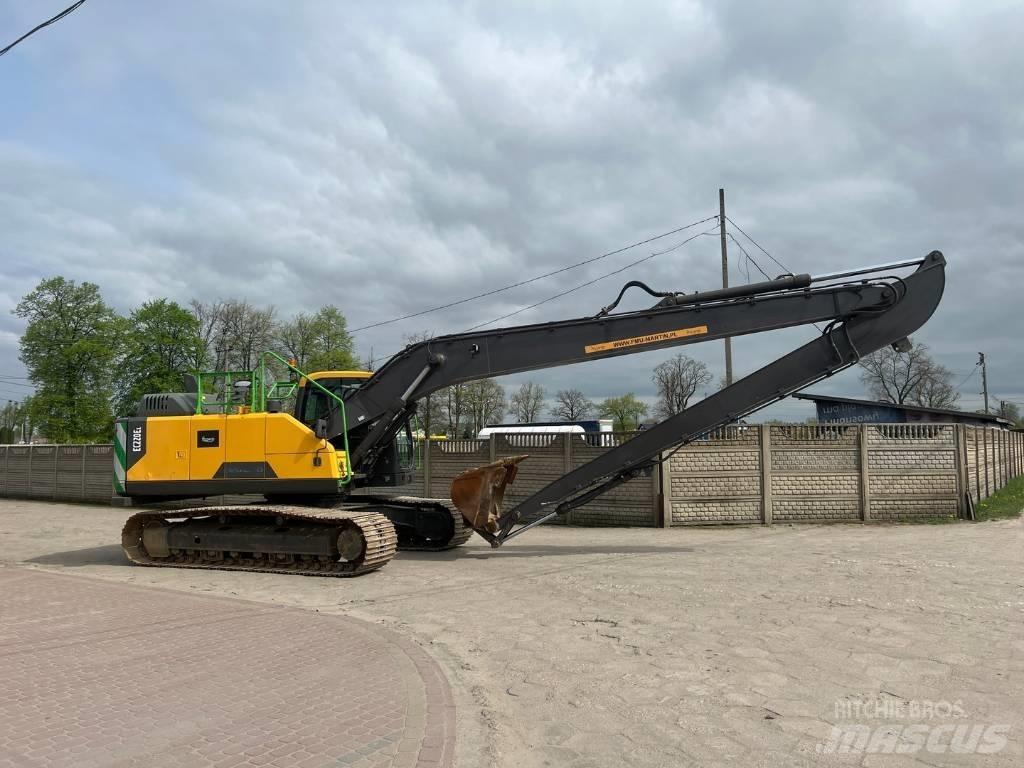 Volvo EC220EL LONG Kāpurķēžu ekskavatori