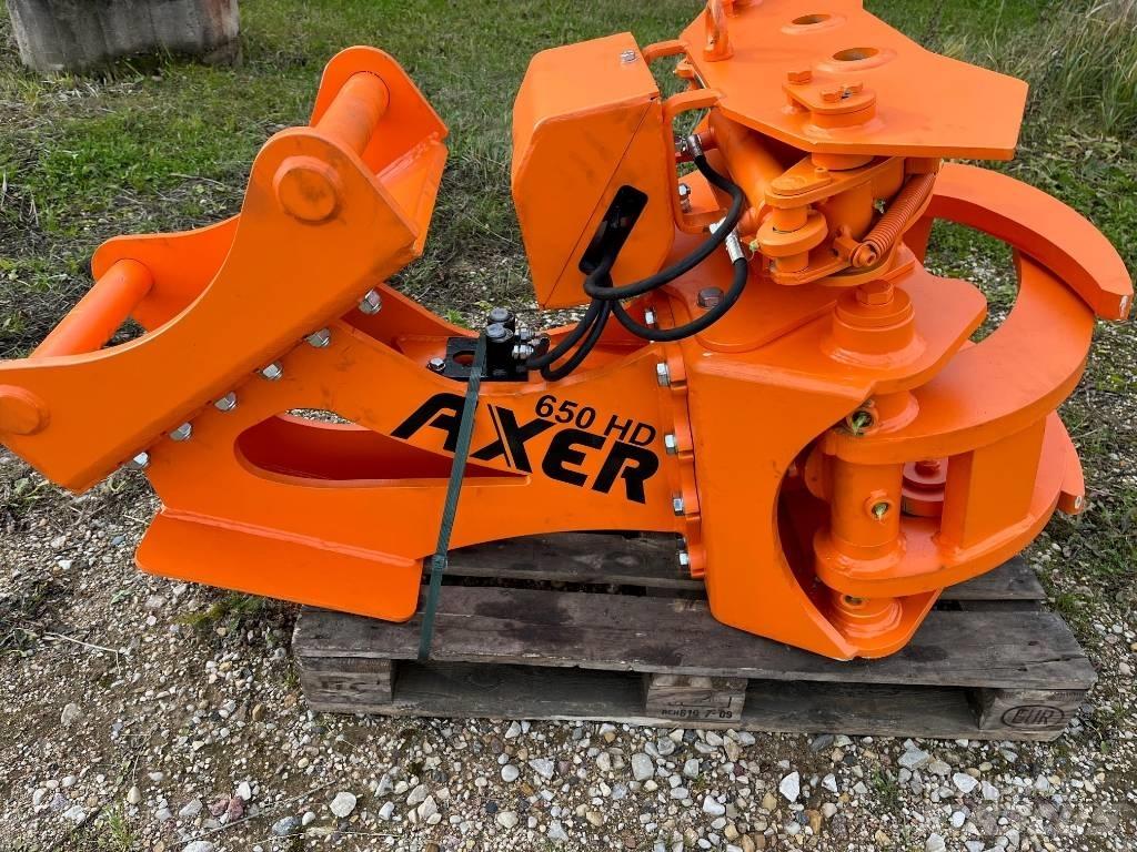 Axer 650 HD Koka šķēlēji, frēzes, šķeldotāji